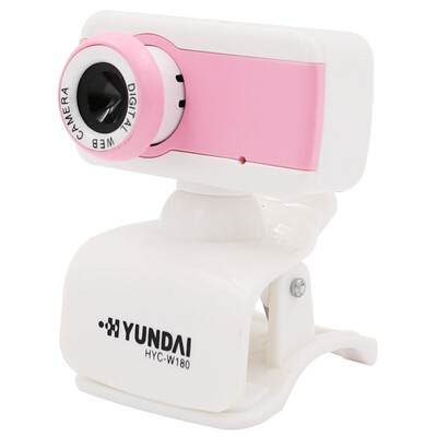 

Hyundai (HYUNDAI) camera computer HD YY anchor comes with a stand HY-M888 silver + pink