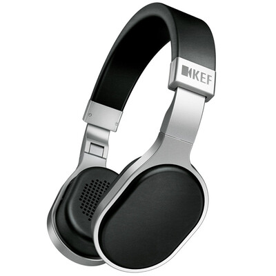 

KEF M500 Hi-Fi Headset Headset Noodle Line with wire adjustment Silver gray