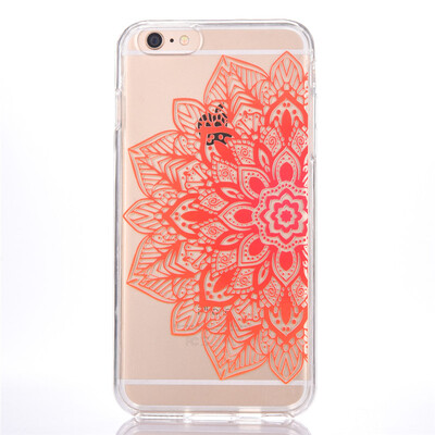 

iPhone 6 IPhone 7 case IPhone 7plus Case, three pieces Gorgeous pattern white frame TPU painted picture Case for iphone6/7/7plus