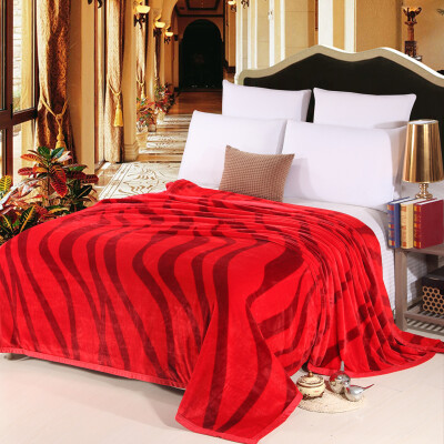 

Percy home textile; Reactive Dyes Casual Polyester Bedding Blanket ; 360gsm