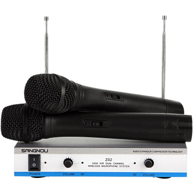 

Dual-Novo Z02 Wireless Wireless Microphone Two-Hand Microphone Wireless Microphone KTV Stage Wireless Microphone Professional K Performance Microphone