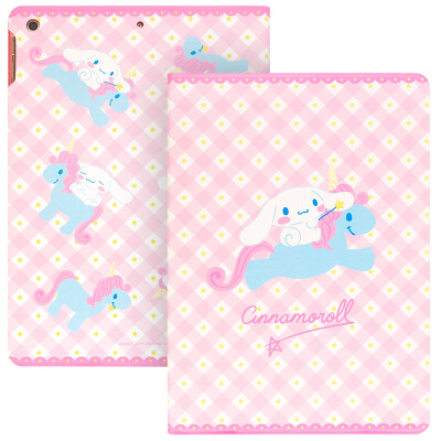 

Hello Kitty IPad случай 9.7 дюймов нового плоского мультфильма защитной оболочки холстер прекрасного брекет интеллектуальных наборов сна с большими ушами собаки цвета