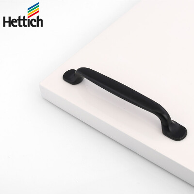 

Hettich 24639 drawer handle wardrobe cabinet furniture door handle black 128 hole distance one loaded