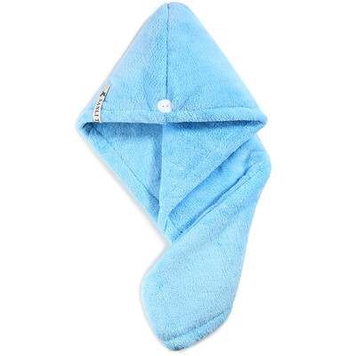 

Sanli dry hair captowel 25x67cm blue