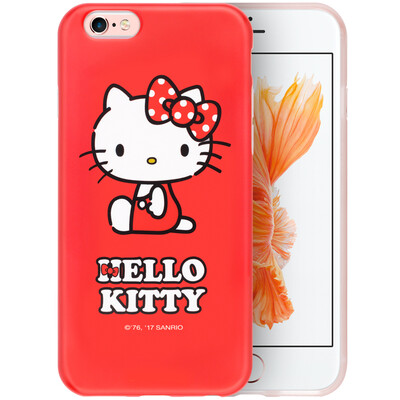 

Hello Kitty Apple, 6 / 6с Плюс телефон оболочки iPhone6 ​​/ 6с Плюс все включено защитный рукав мультфильма силиконовой мягкой оболочки падение сопротивления 5,5 дюйма Привет Китти сидит