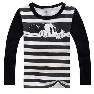 

Kids T Shirt Autumn Winter Cartoon Long Sleeve Baby Boys Girls T-Shirt Children Round Neck pullovers Tee Unisex Clothes
