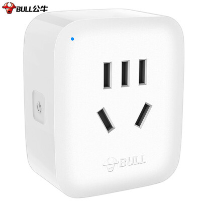 

Bull BULL GN-Y201J intelligent WIFI socket with power statistics function Jingdong Weilian mobile APP remote control wireless remote control with timing function