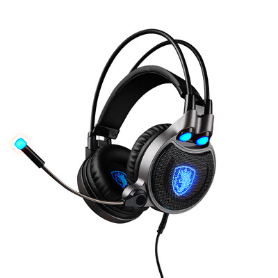 

Sades R1 71 headsets for computer games black&blue