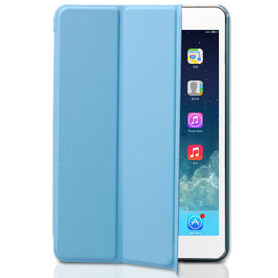

Волшебное кольцо (i-mu) плодовитое защитное покрытие для iPad для Apple. Полиуретановый смарт-корпус. Интеллектуальный сон пробуждает трехкратный кронштейн для отправки синего цвета.