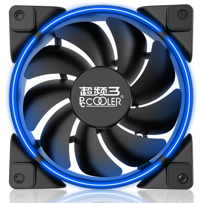

PCCooler (PCCOOLER) Haoyue корпус вентилятора 12см голубой (с водяным охлаждением тепла выхлопных газов / питания вентилятора питания компьютера / вентилятор процессора / демпфер отключения / подарок четыре винта)