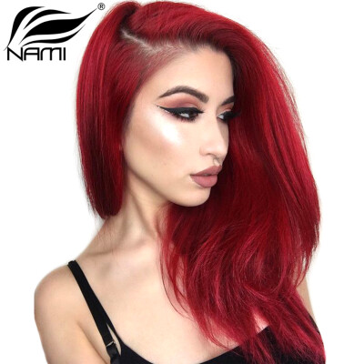 

Nami Hair Brazilian Red Color Human Hair 4 Bundles 12"-26'' Brazilian Straight Hair Free Shopping By DHL