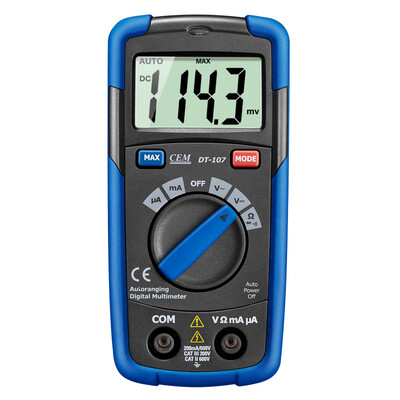 

Huasheng Chang CEM Digital Multimeter DT-107 Pocket Auto Range