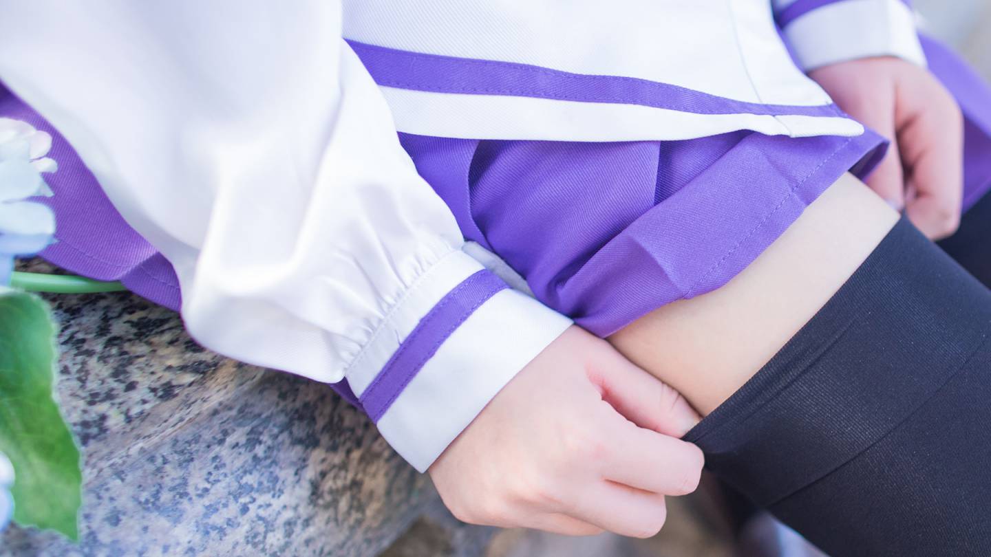 紫色水手服僵尸娘-【53P】 兔玩系列 第43张