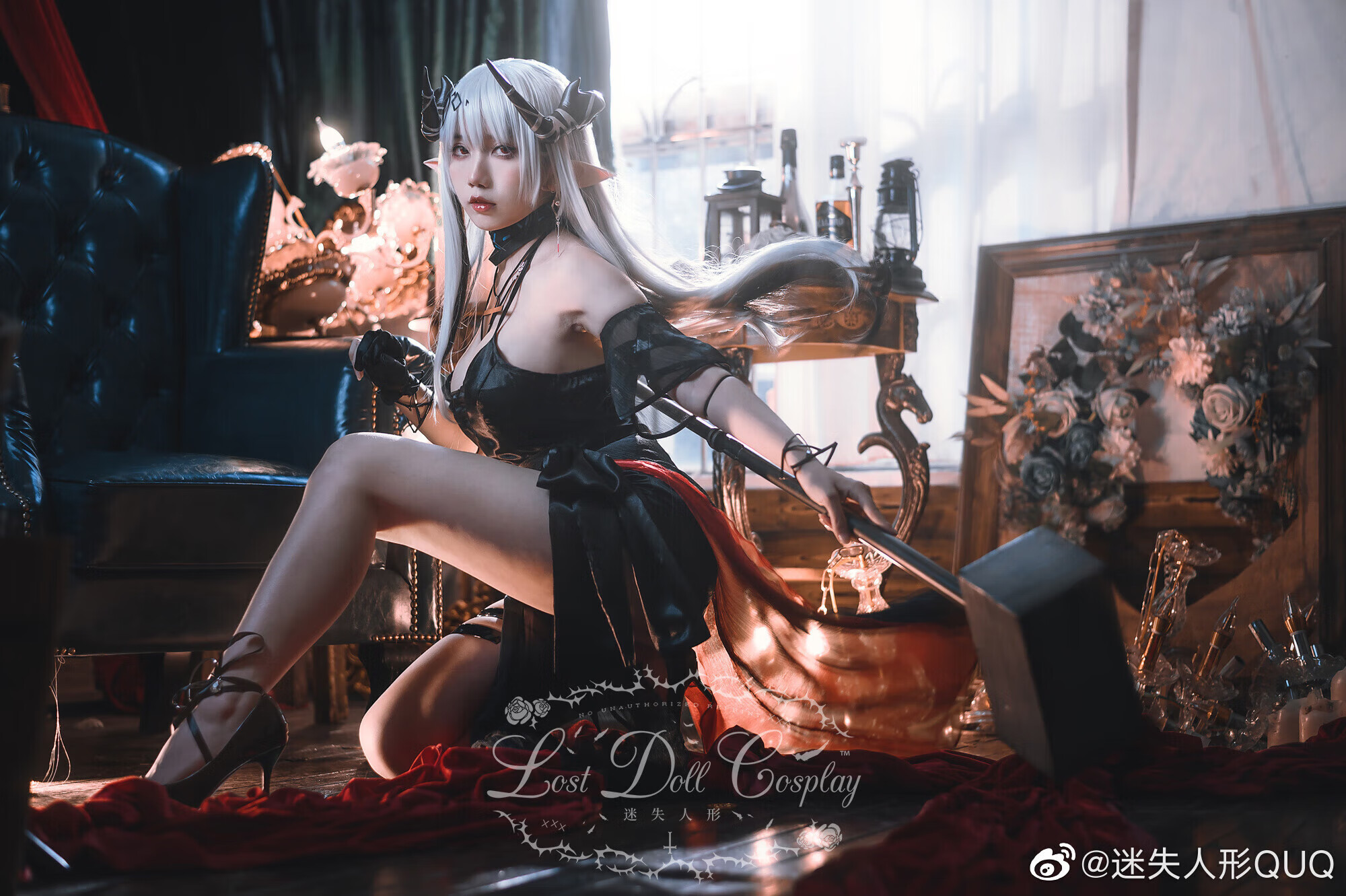 迷失人形QUQcos明日方舟——泥岩，清纯冷艳并存的美女COSER -第6张图片