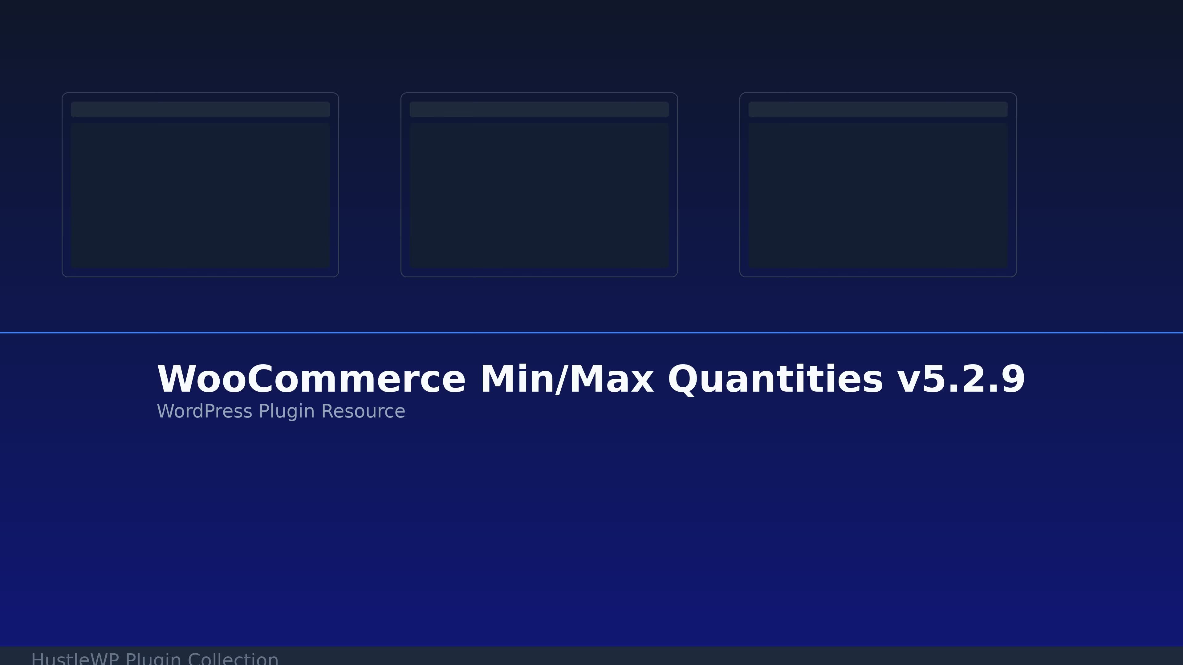 WooCommerce Min/Max Quantities 汉化版 v5.2.9