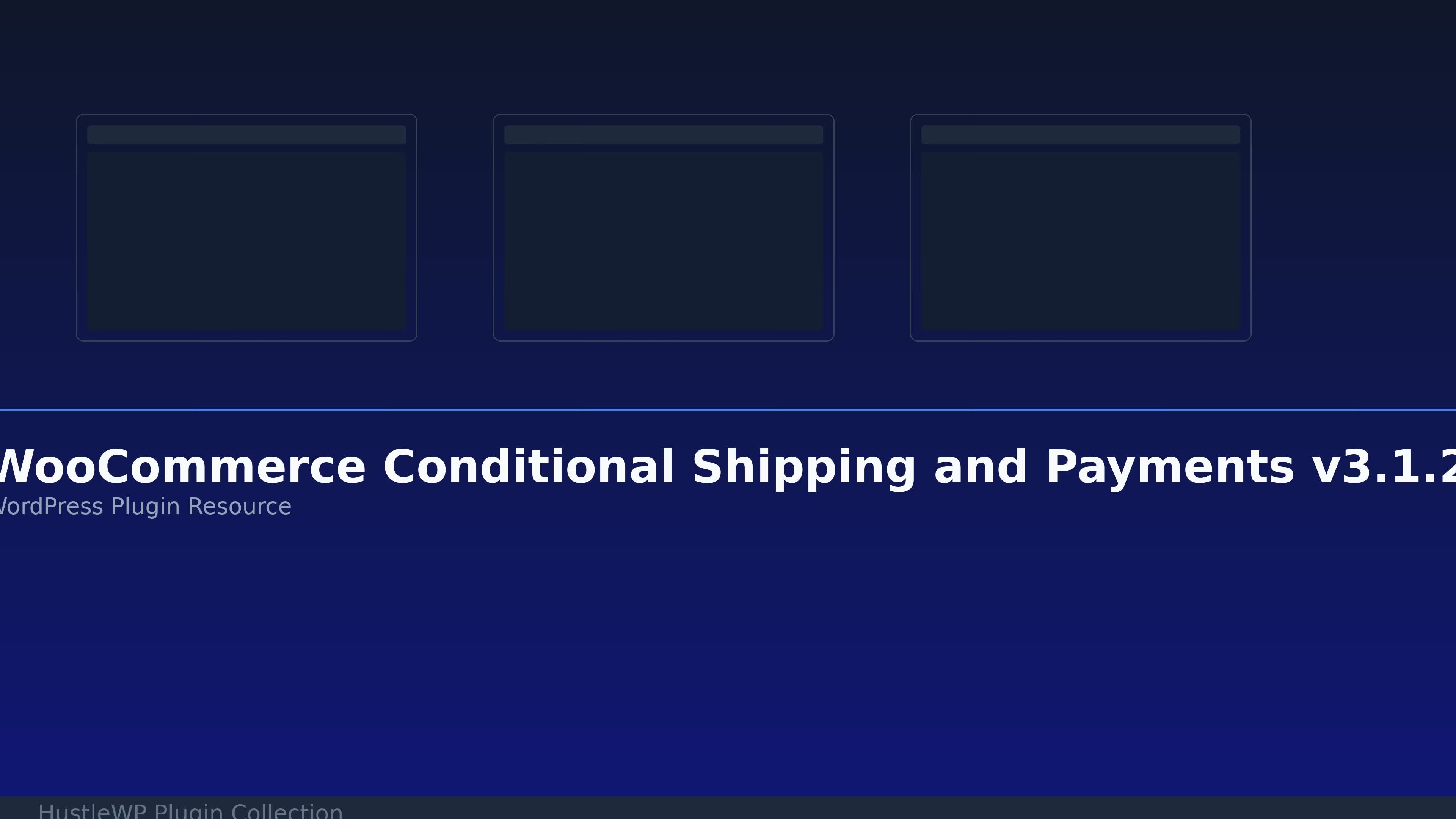 WooCommerce Conditional Shipping and Payments v3.1.2