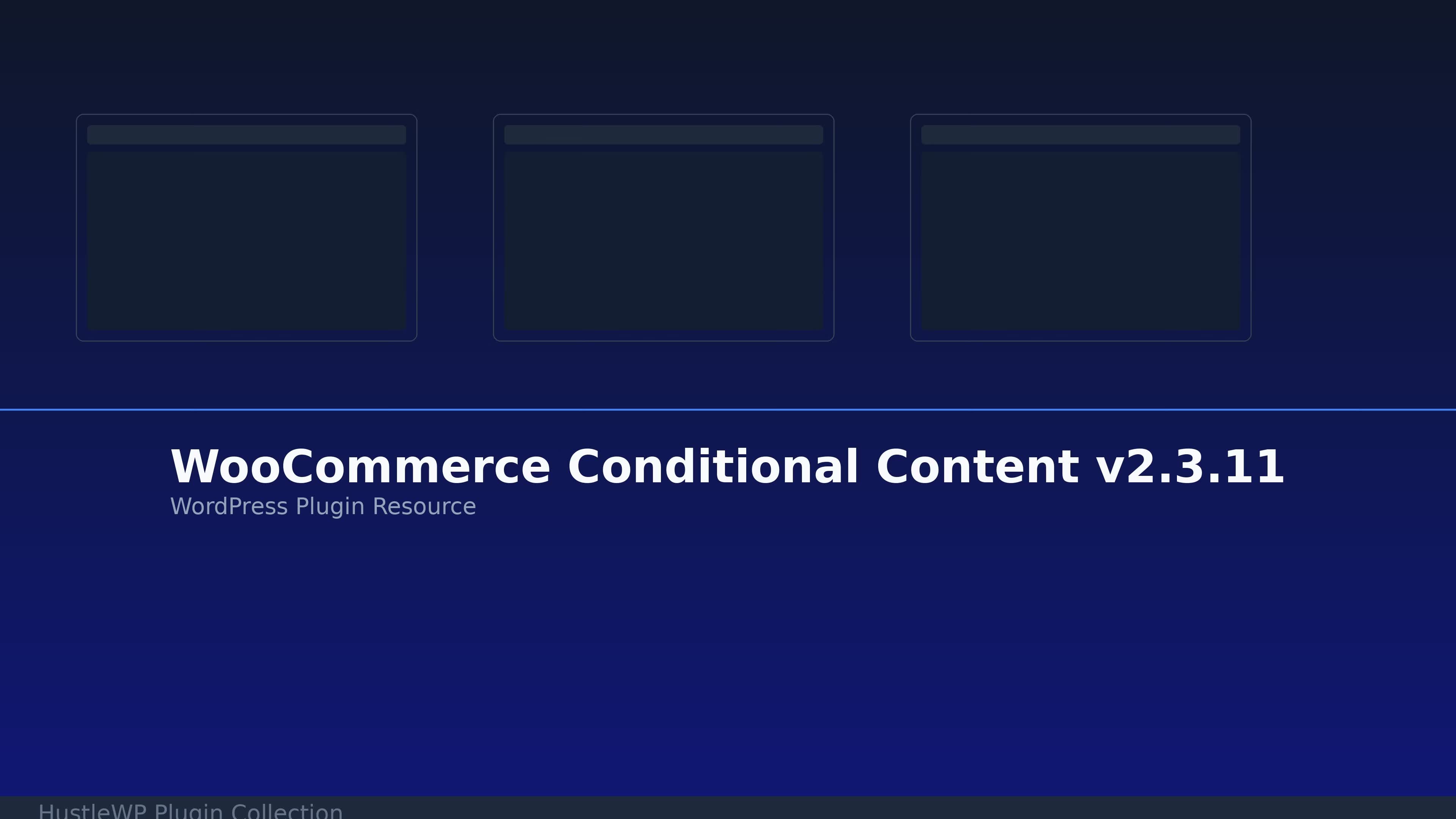 WooCommerce Conditional Content v2.3.11