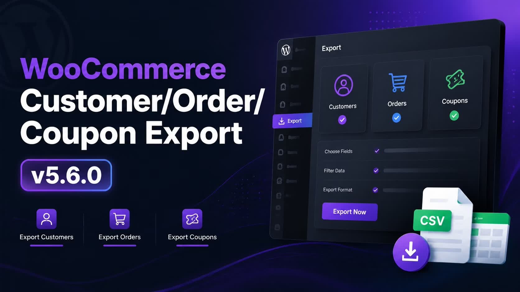 WooCommerce Customer/Order/Coupon Export v5.6.0