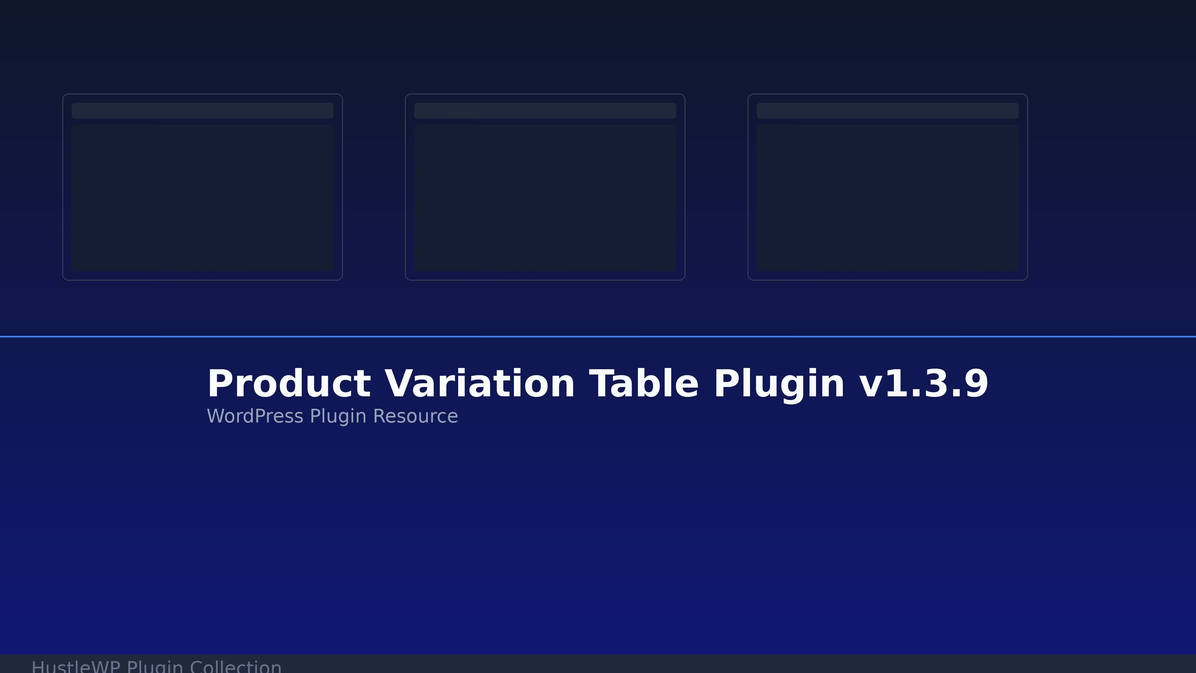 Product Variation Table Plugin v1.3.9