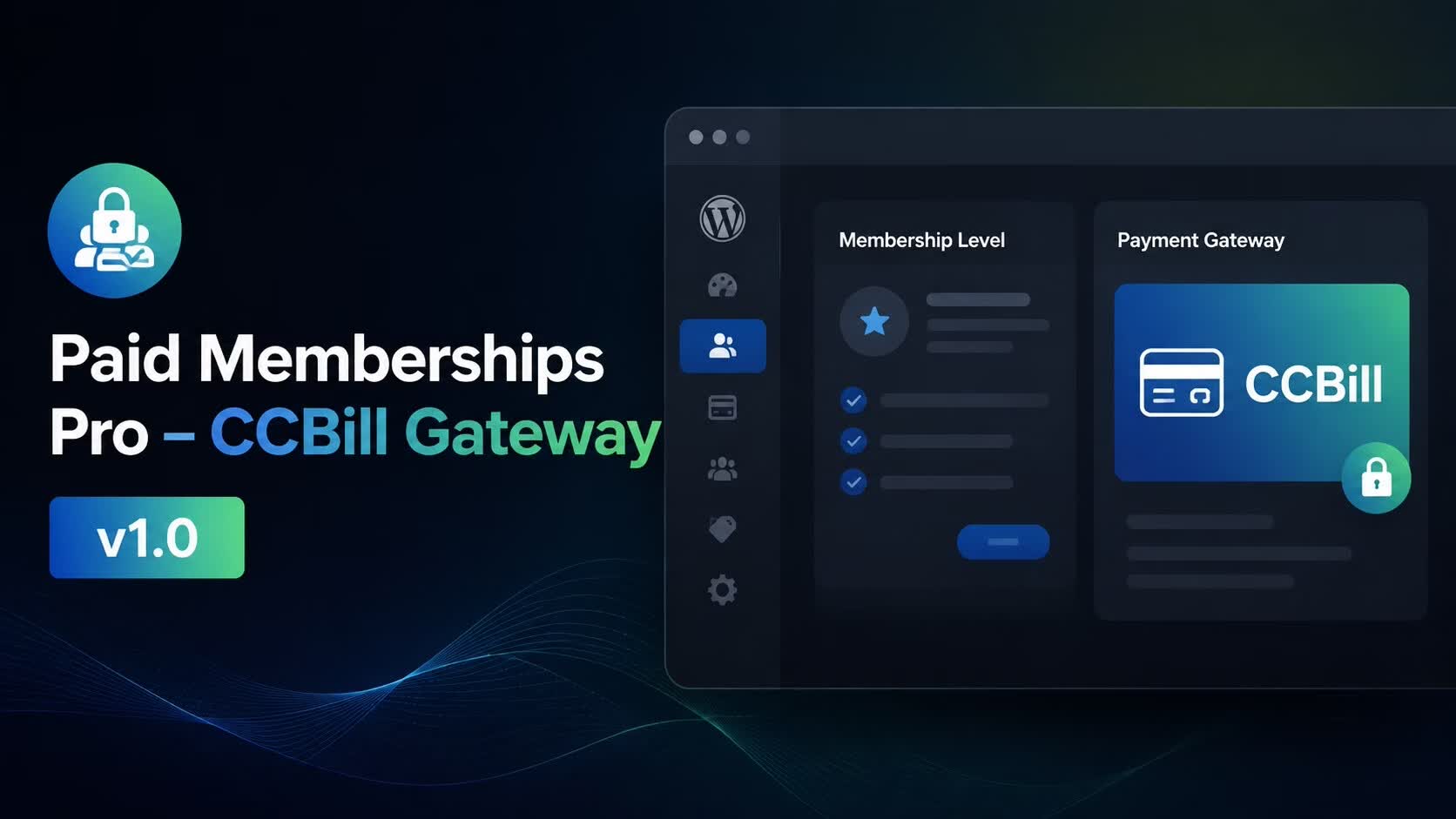 Paid Memberships Pro – CCBill Gateway 汉化版 v1.0