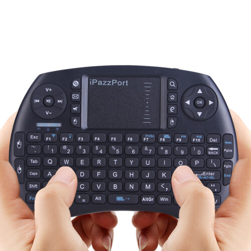 艾拍宝 2.4G无线蓝牙键盘鼠标套装 空中飞鼠 背光多媒体键盘鼠标 游戏手柄遥控器 21S无线版