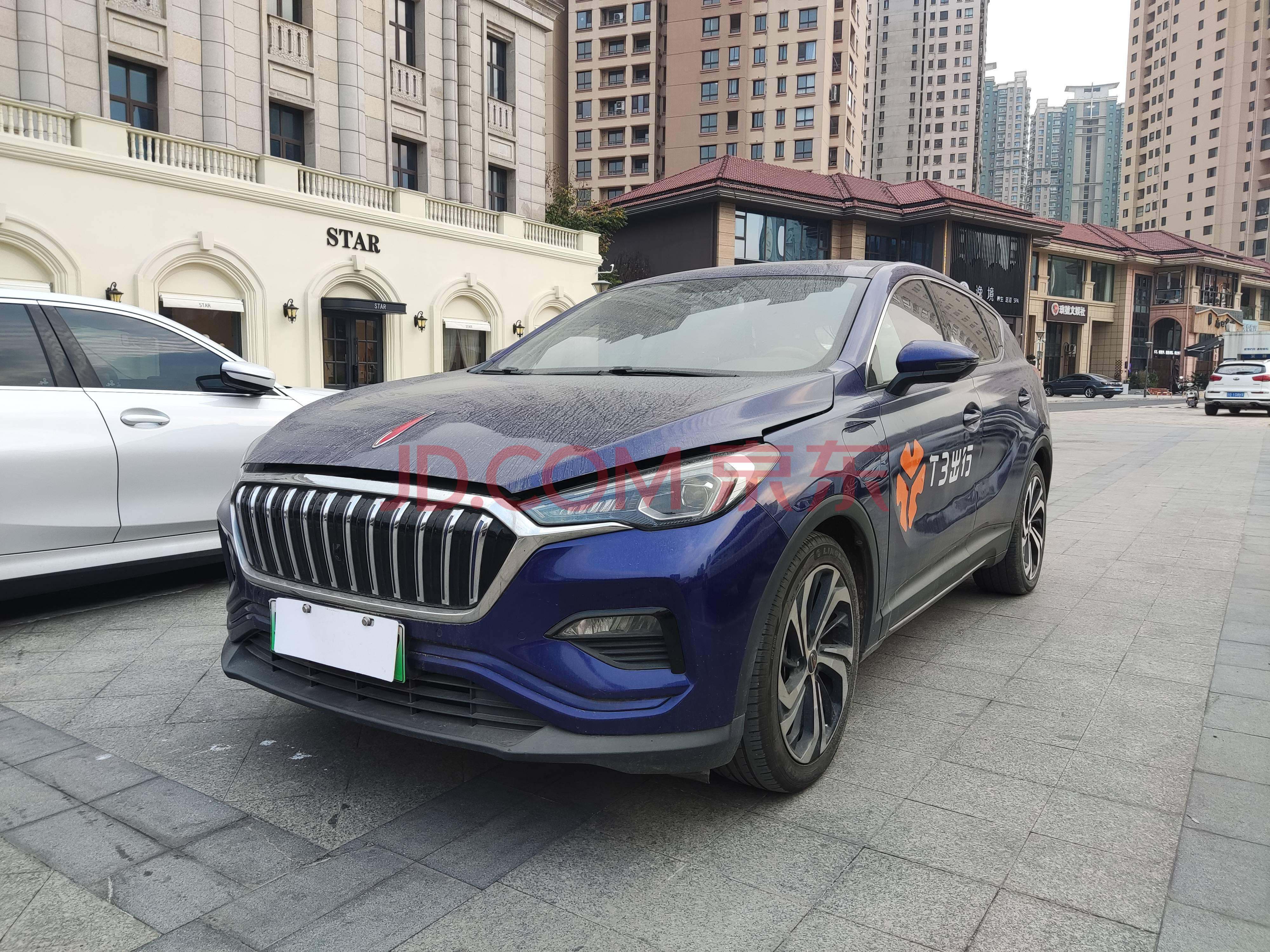 资产处置红旗ehs3前置前驱两驱版智联旗悦新能源带天窗19年上牌常州