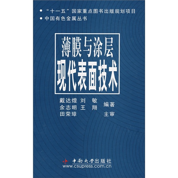 Thin films and coatings Modern surface technology