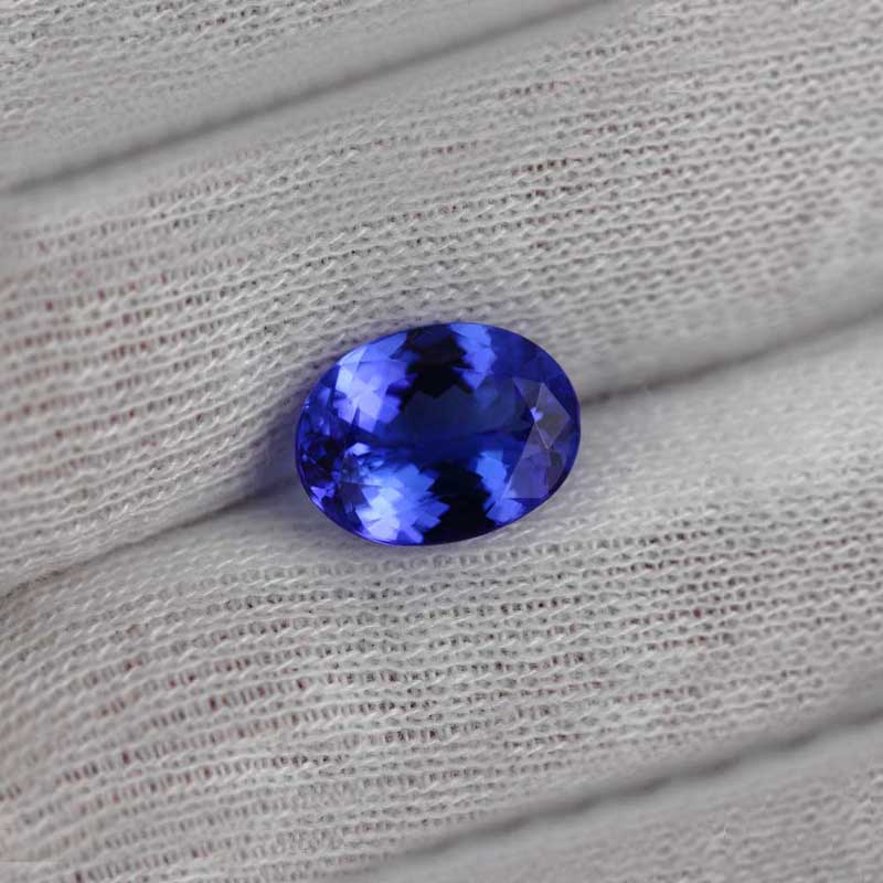 TIYA Tiya colored gemstone tanzanite, dark blue loose tanzanite stone, tanzanite 3-4ct T023 3.41ct