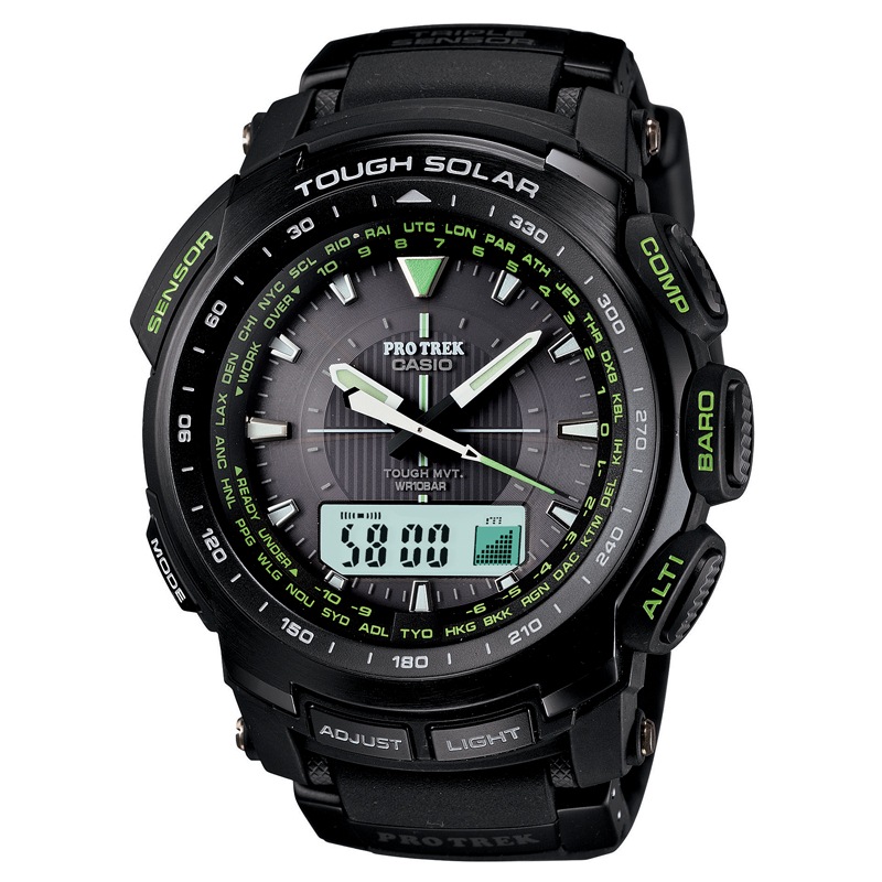 CASIO watch PROTREK mountaineering series solar radio wave men's watch PRW-5100-1B