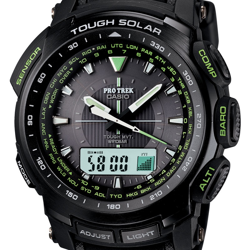 CASIO watch PROTREK mountaineering series solar radio wave men's watch PRW-5100-1B