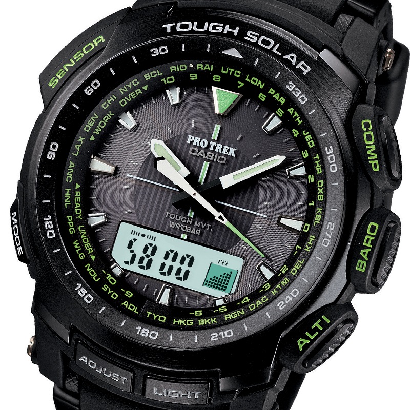 CASIO watch PROTREK mountaineering series solar radio wave men's watch PRW-5100-1B