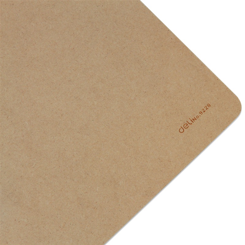 Deli-Büro A4 Holztextur Metall Tragbarer leistungsfähiger Clip-Schreibplatine Clip/Schreibpad Testpapier Clip Brown A4 Holz Clip-Butterfly Clip 9227