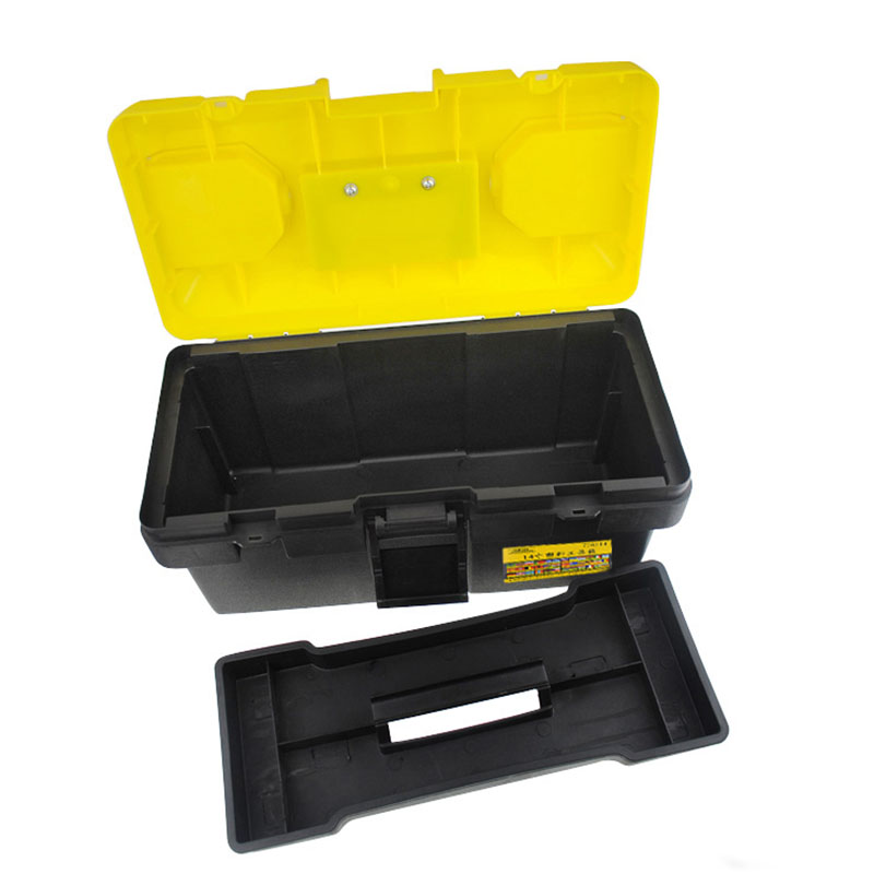 EXPLOIT household tool box empty box reinforced plastic hardware storage box portable car parts box 14 inches 706014