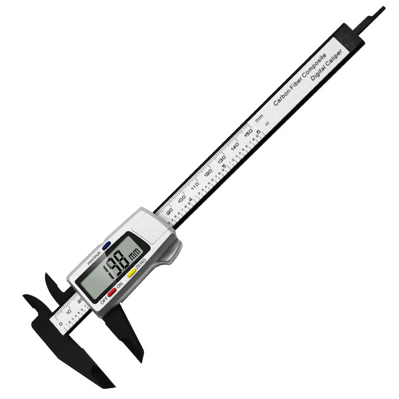 适用于新款全屏电子数显卡尺 0-150mm游标卡尺 珠宝内外径测量塑料