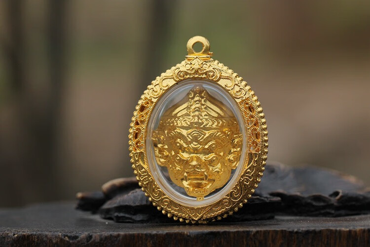 泰国佛牌 五眼四耳神猴 阿赞苏斌 佛牌项链 五眼四耳神猴 银色【图片