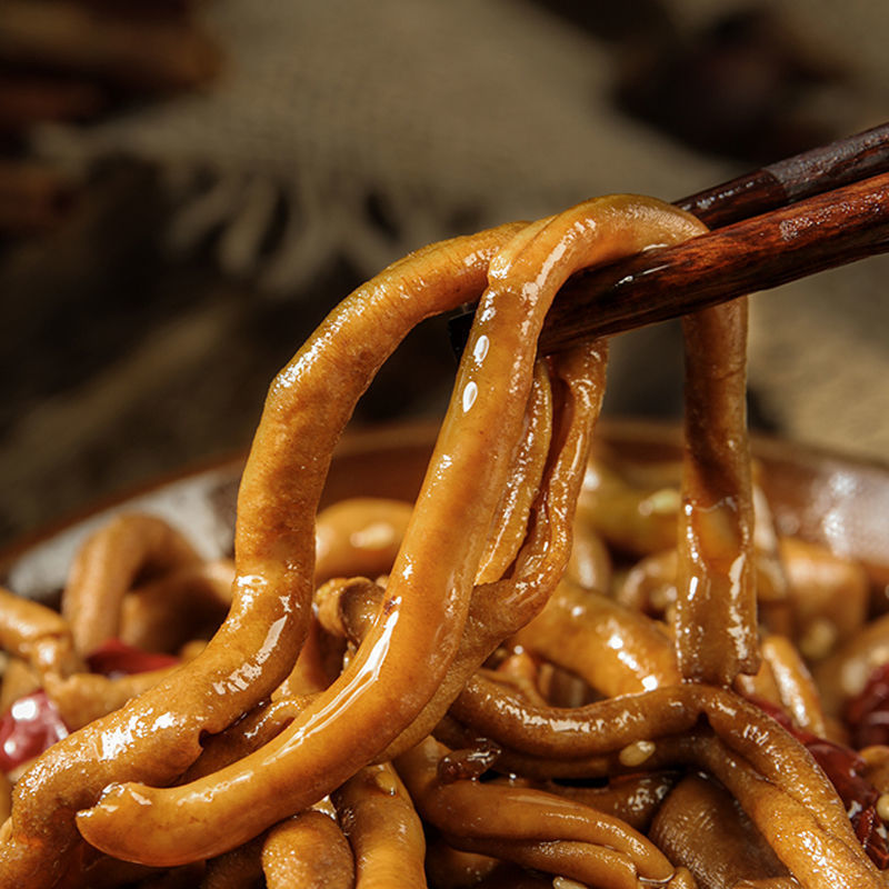 新鲜半熟鸭肠冷冻汤肠脆鸭肠铁板鸭肠去油卤菜火锅食材熟鸭肠4斤装