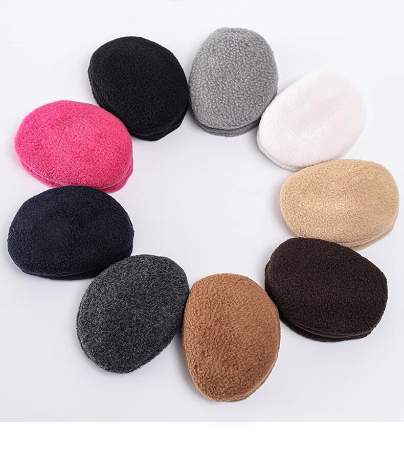 隔音耳罩 睡眠用睡觉用隔音耳套 摇粒绒冬季单保暖耳罩耳捂男女分体耳