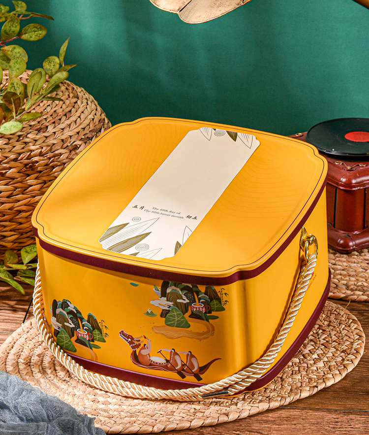 佳礼怡个端午节粽子咸鸭蛋包装盒外盒咸鸭蛋手提空盒子制定商务节日