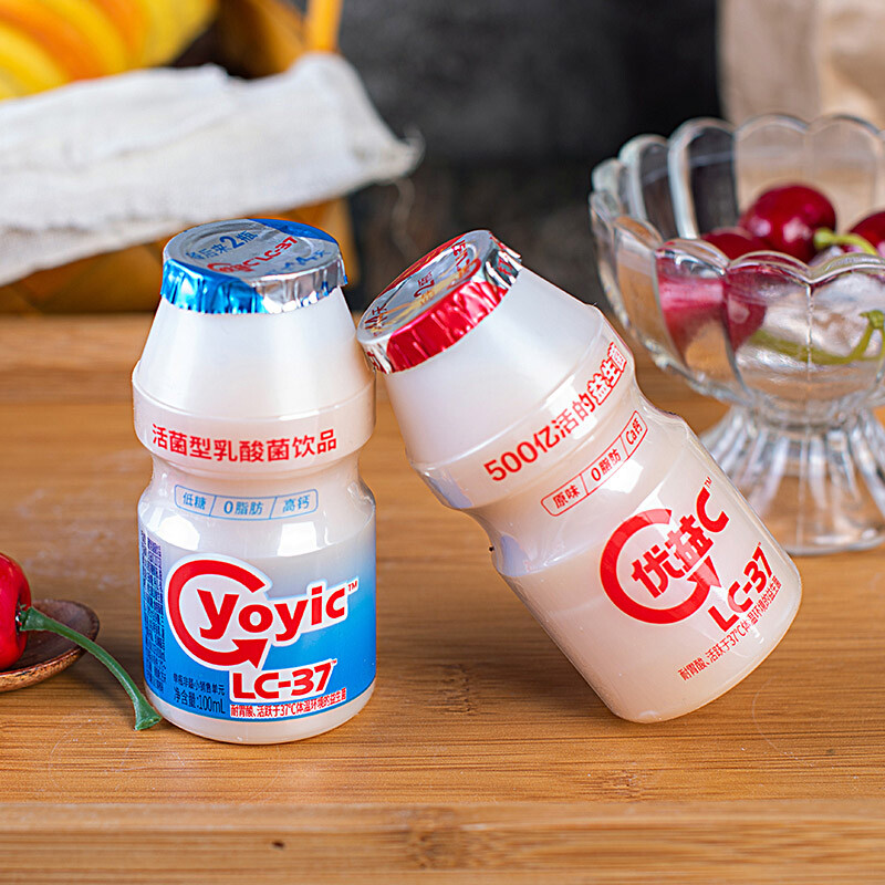 蒙牛优益c乳酸菌100ml20瓶lc37500活菌型乳酸菌饮料优益c100ml20瓶