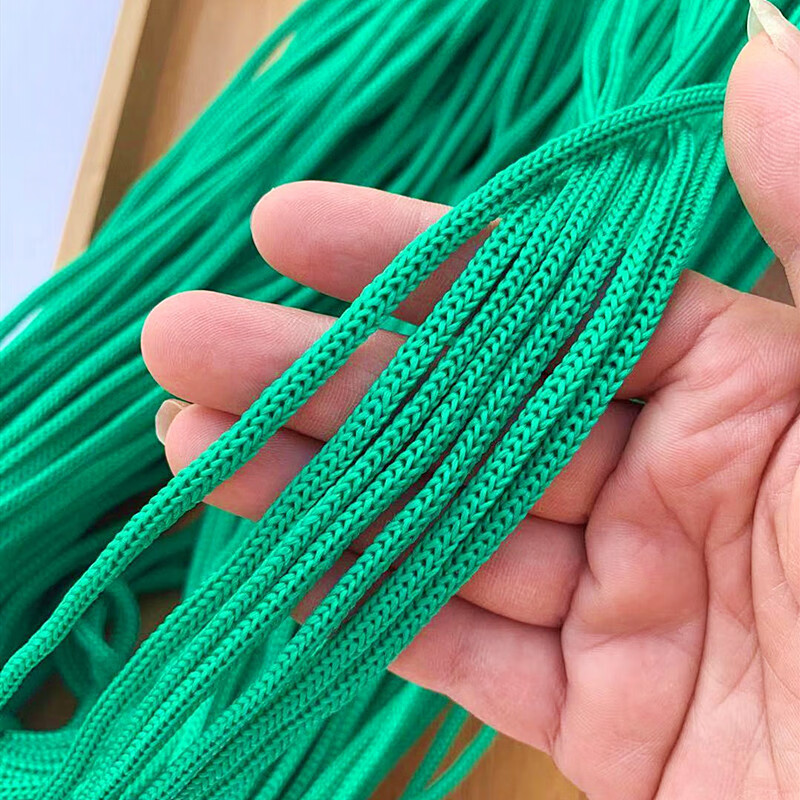 手提绳柔软彩色尼龙绳子空心编织绳打包带子束口绳3mm灰色180米1卷