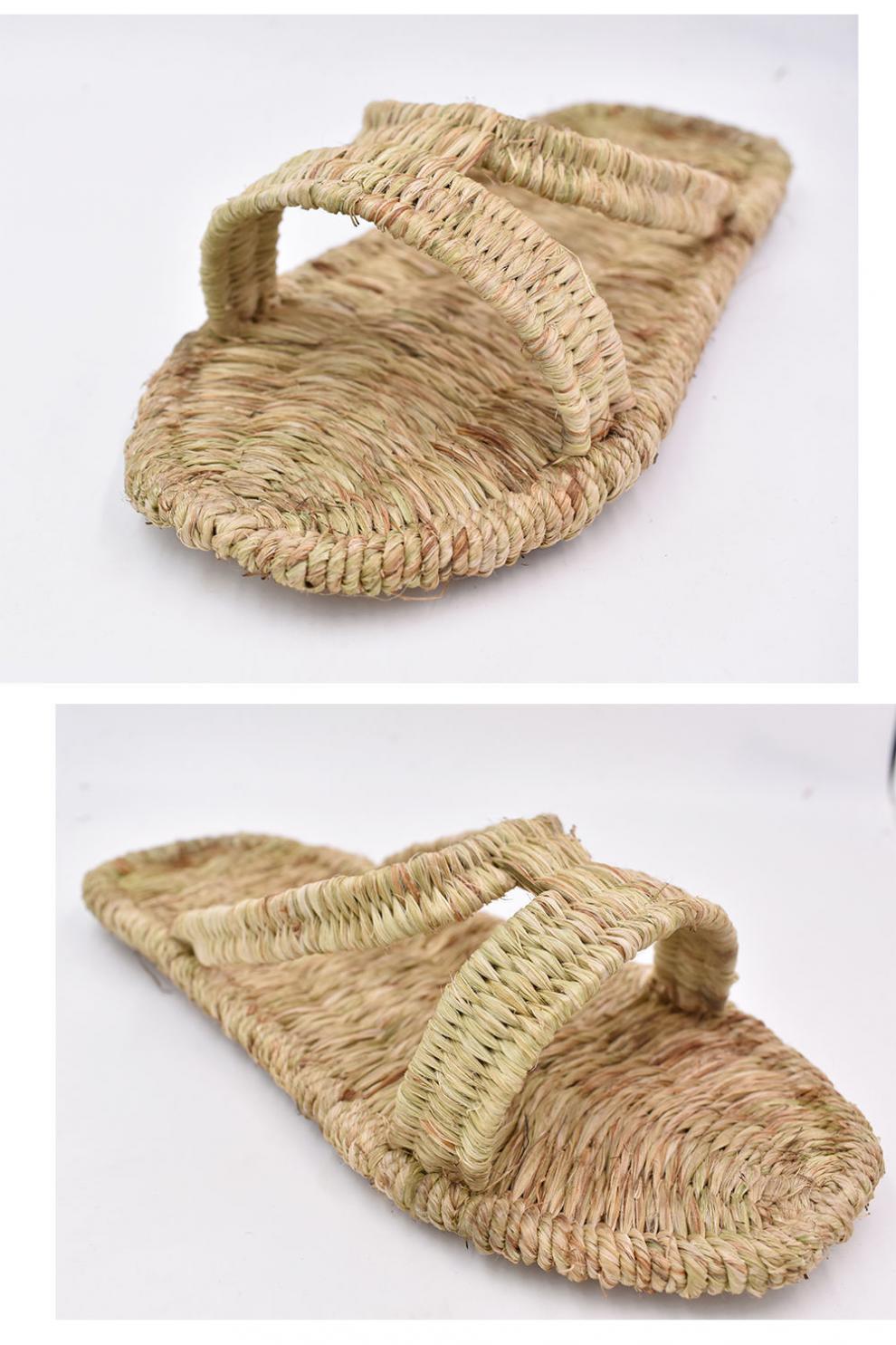 意大利高档品牌男鞋chuanqbl老式传统草鞋纯手工编制织青苎麻透气天然