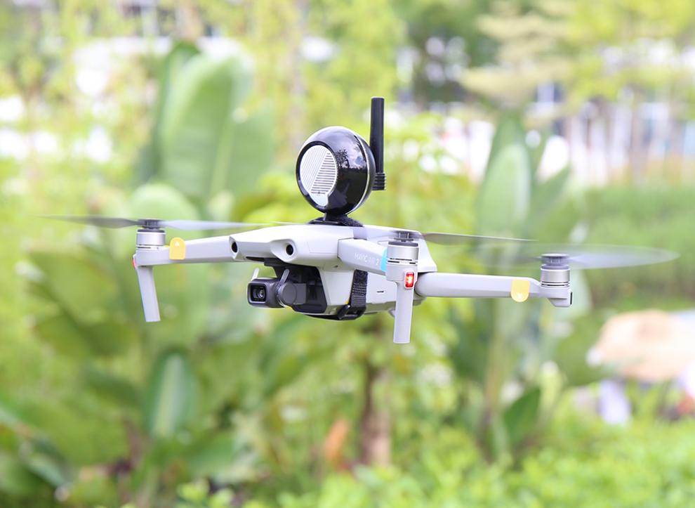 适用大疆mini喊话器大疆无人机喊话器御2精灵air2 mini头戴耳麦diy无