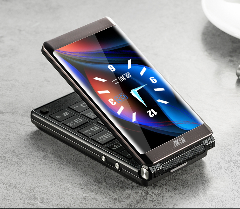 华为(huawei)通用大屏幕翻盖手机老年机4g通z6老人机大字体大声音大屏