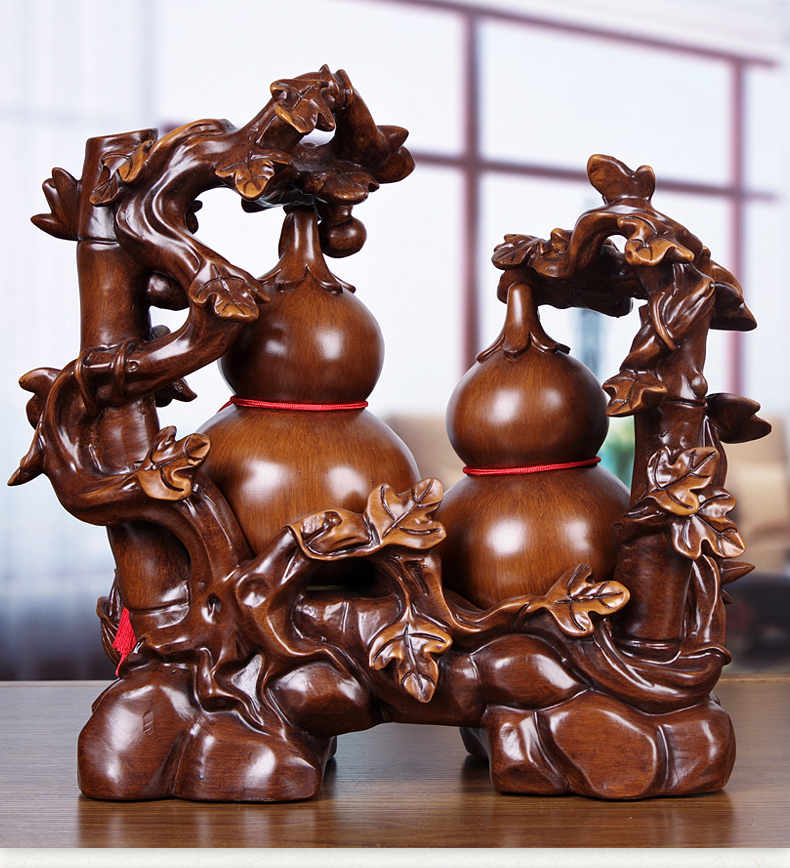 时尚家居 财葫芦摆件貔貅大号 中式家居风水客厅玄关电视酒柜装饰品