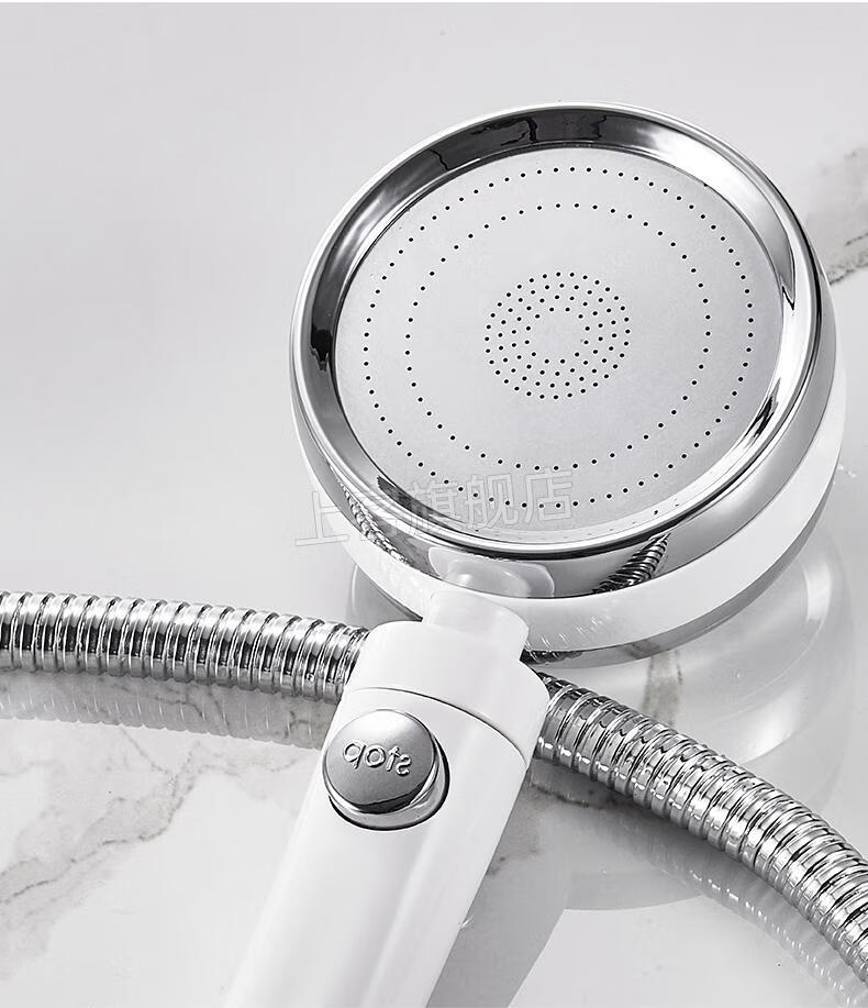 升级款大白花洒增压花洒喷头抖音同款淋浴洗浴淋g浴头强力大白沐浴