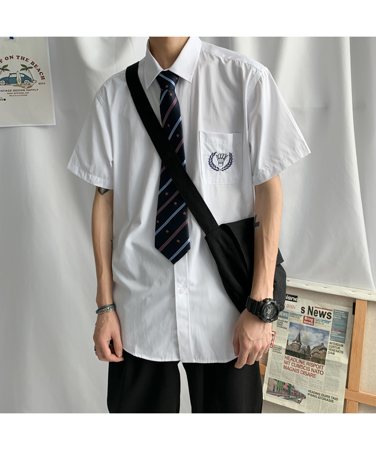 佐倾班服高中藤原野川dk制服男全套jk衬衫长袖班服学生装学院风高中生