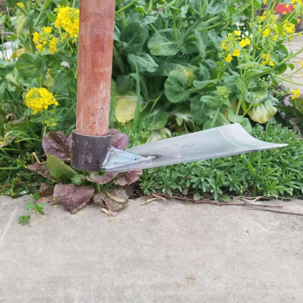 锄头农用除草开沟镢头刨地大板锄园艺锄老 一号长型板锄配1.