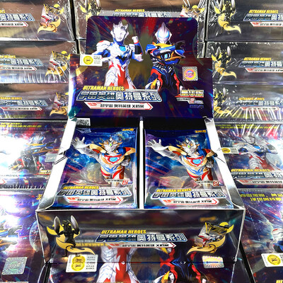 奥特曼卡片豪华版第21弹绝版19弹整套一盒gp卡赛罗诺亚s瀚绮尼六一