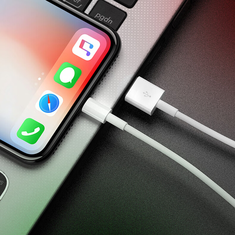 apple适用于apple无线蓝牙耳机充电器线i12数据线扁口typec通用小米