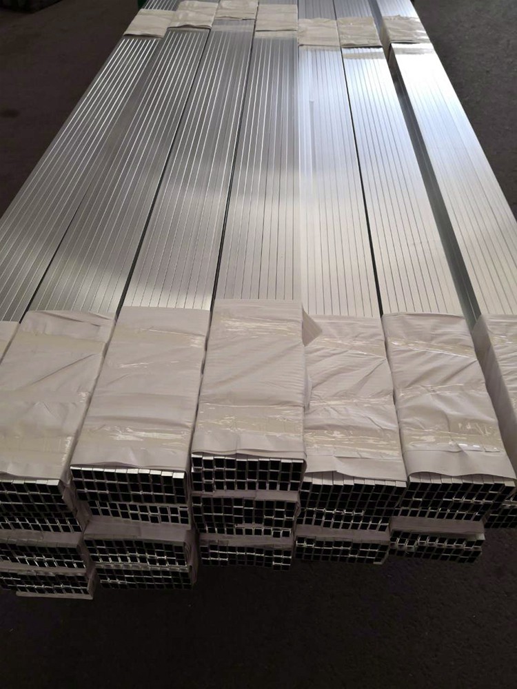 斗昂铝合金方管型材木纹铝方管铝方通扁通空心管四方隔断矩形铝管加工